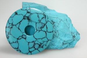 artificial product modelled on turquoise